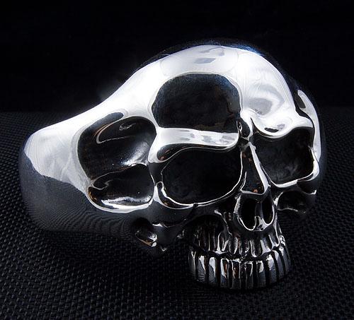 Sterling Silver Classic Men's Skull Cuff