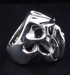 Red Eyes Skull Fang Devil Ring