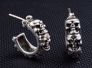 1 paio Orecchini a bottone punk & stile vintage colibrì a 1 paio Orecchini a bottone punk & stile vintage colibrì a