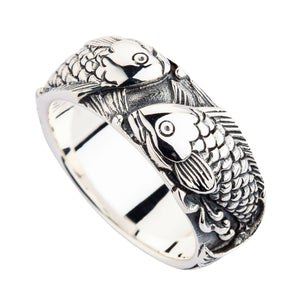 Bagues de mariage poisson Koi