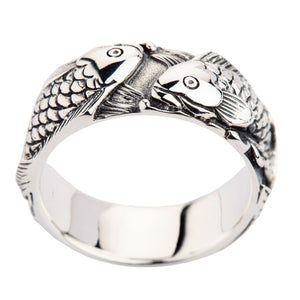 Bagues de mariage poisson Koi