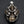 Carica l&#39;immagine nel visualizzatore Galleria, Ciondolo in argento sterling con teschio di zucchero e diamanti

