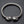 Bracciale rigido in argento con teschio