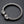Bracciale rigido in argento con teschio