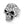 Загрузить изображение в программу просмотра галереи, Серебряное тату-кольцо с черепом
