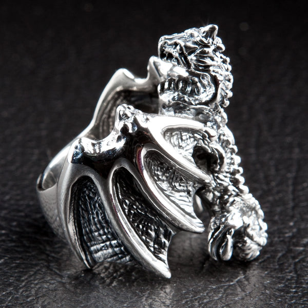 Dragon Sculpture Ring Jewelry