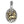 Load image into Gallery viewer, Silver Brass Marijuana Pendant Necklace
