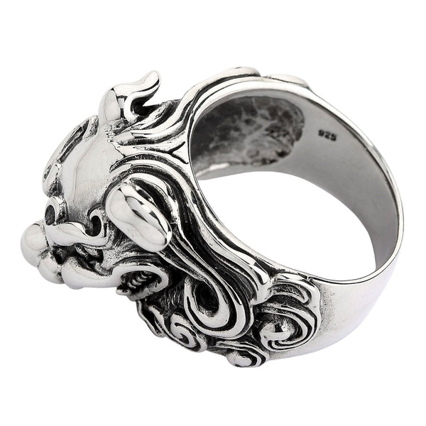 Sterling Silver Pixiu Ring