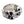 Load image into Gallery viewer, Sterling Silver Roller Skull Biker Ring
