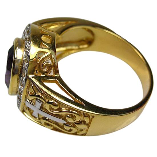 Ametista Bishop Ring