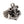 Bague pour homme ancre en argent sterling 925
