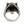 Load image into Gallery viewer, Sterling Silver Red Eyes Owl Ring
