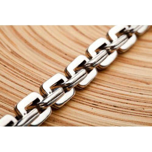 Fahrradkettenarmband aus Sterlingsilber