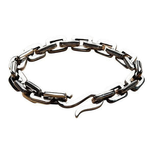 Fahrradkettenarmband aus Sterlingsilber