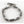 Загрузить изображение в программу просмотра галереи, Мужской браслет-цепочка из стерлингового серебра с железным крестом

