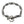 Charger l&#39;image dans la galerie, Bracelet chaîne homme croix de fer en argent sterling
