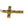 Carica l&#39;immagine nel visualizzatore Galleria, Croce Vescovo Ametista Oro Giallo
