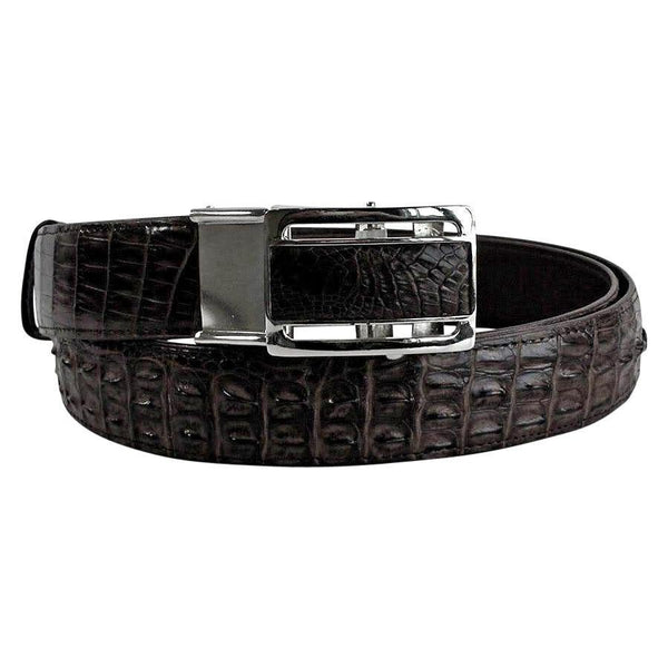 Genuine Black Crocodile Tail Belts