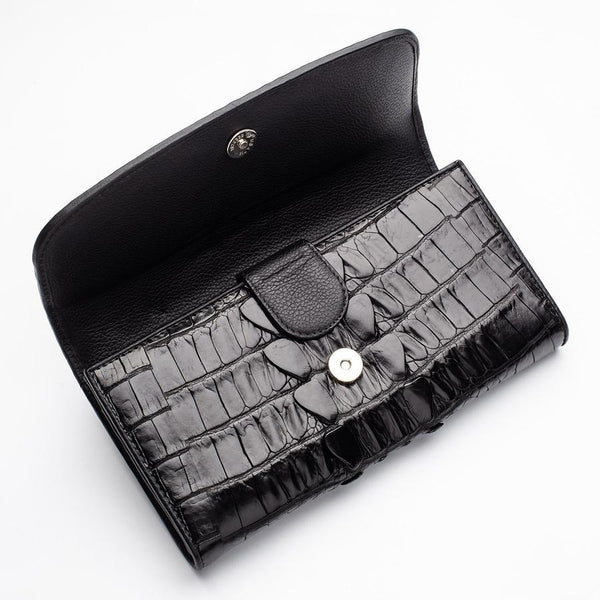 Naunna Portafogli da donna – Portafoglio lungo in pelle sintetica con stampa a coccodrillo, borsa portatile per denaro e carte, ideale per ufficio, lavoro, eventi e regali, Rosa, De mano, Moderno Naunna Portafogli da donna – Portafoglio lungo in pelle sintetica con stampa a coccodrillo, borsa portatile per denaro e carte, ideale per ufficio, lavoro, eventi e regali, Rosa, De mano, Moderno