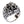 Load image into Gallery viewer, Sterling Silver Medium Black Spider Ring
