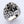 Загрузить изображение в программу просмотра галереи, Серебряное кольцо среднего размера с черным пауком
