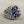 Anillo de araña de piedra azul