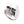 Load image into Gallery viewer, Blue Topaz Sterling Silver Skull Ring
