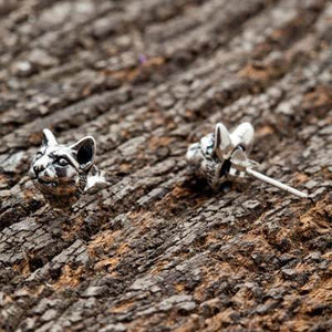 Sterling Silver Cat Earrings