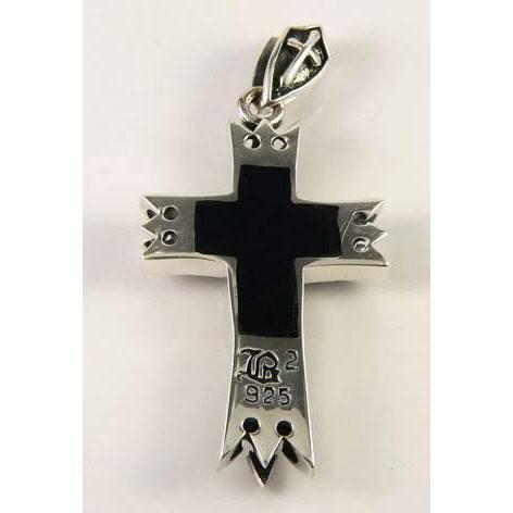 Ciondolo croce celtica in argento sterling