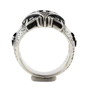 Bague croix celtique en argent sterling 925