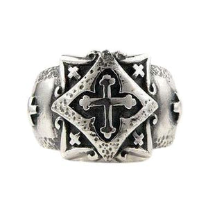Bague croix celtique en argent sterling 925