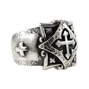 Bague croix celtique en argent sterling 925