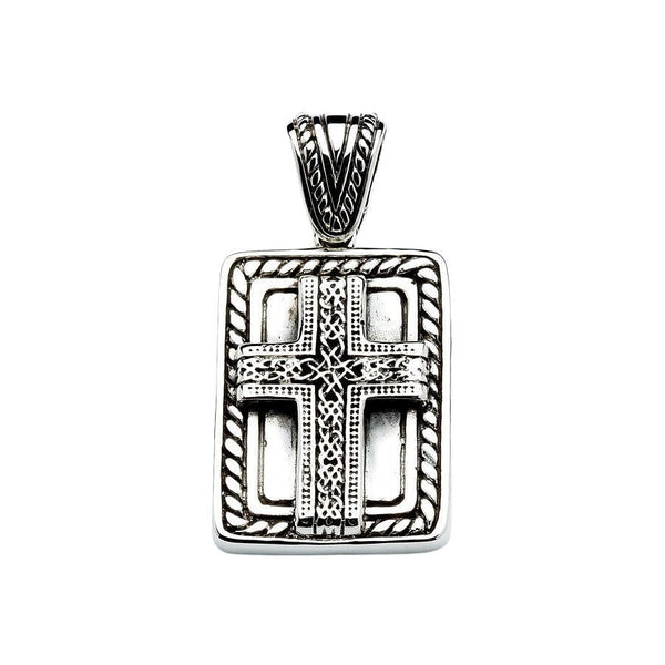 Ciondolo in argento con croce celtica