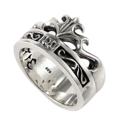 Anéis de coroa celta em prata esterlina