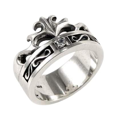 Sterling Silver Celtic Crown Band Rings