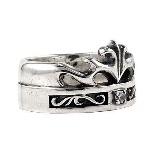 Кольца из стерлингового серебра с кельтской короной