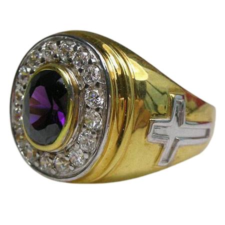 Christian Gold Bishop Ring