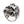 Carica l&#39;immagine nel visualizzatore Galleria, Anello in argento sterling con teschio da motociclista a bandana con croce
