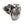 Ladda in bild i Galleri Viewer, Sterling Silver Cross Bandana Biker Skull Ring
