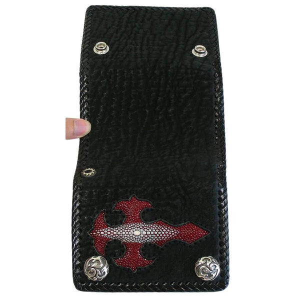 Cross Stingray Leather Biker Wallet
