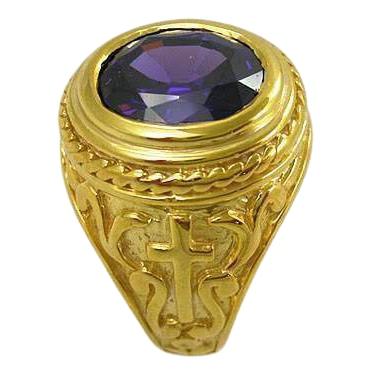 Cross Bishop Ring