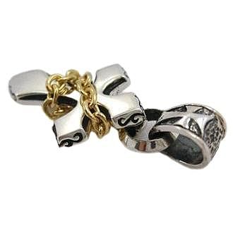 Collana CROCE Salvini Uomo in oro brunito e Diamanti 20067662 Collana CROCE Salvini Uomo in oro brunito e Diamanti 20067662