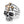 Загрузить изображение в программу просмотра галереи, Серебряное кольцо с черепом из стерлингового серебра 925 пробы
