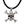 Load image into Gallery viewer, Sterling Silver Crossbone Skull Pendant Necklace
