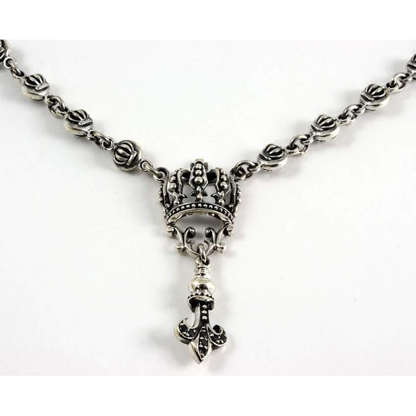 Crown Sterling Silber Halsketten