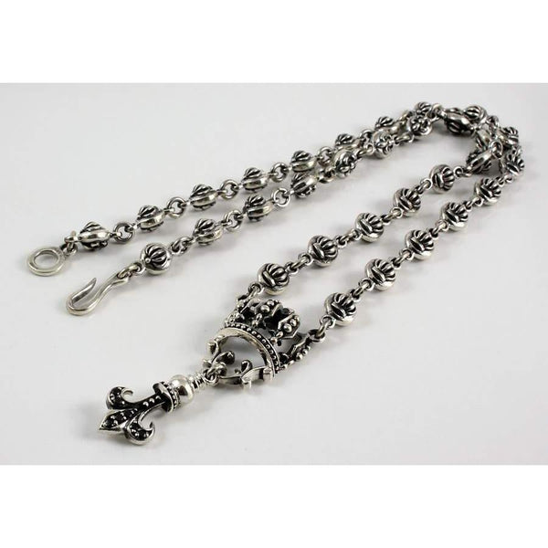 Crown Sterling Silver Halsband