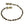 Chaîne de portefeuille en laiton Crown