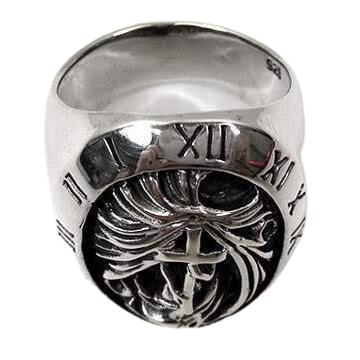 Sterling Silver Crucifix Gothic Rings