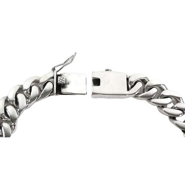 Sterling Silver Cuban Link Chain With 14k Gold CZ-Cut Links - 925 Silver, 4-11mm Width, 18\"-30\" Length, Hip-Hop Style