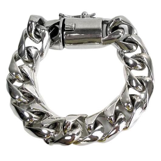 Men's Miami Cuban Bracelet in Sterling Silver